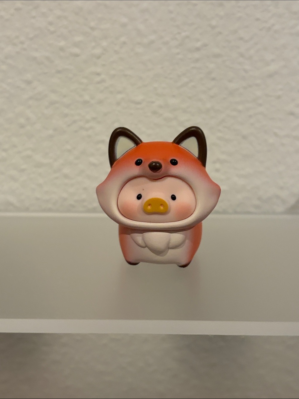 Orange Fox Costume Small Pet Figurine - Cute Collectible
